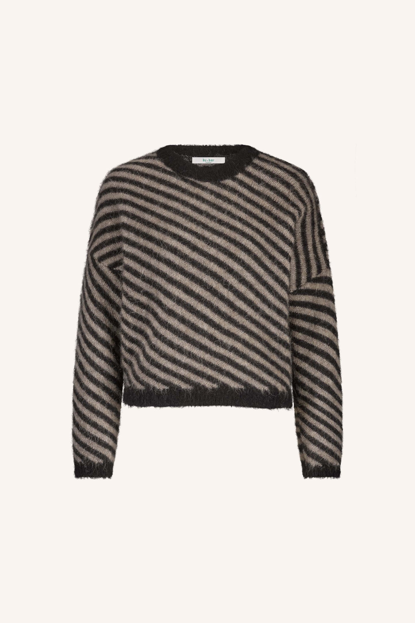 Diagonal Natural Pullover