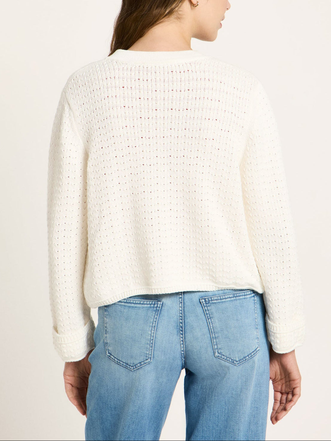 Strickjacke mit Struktur