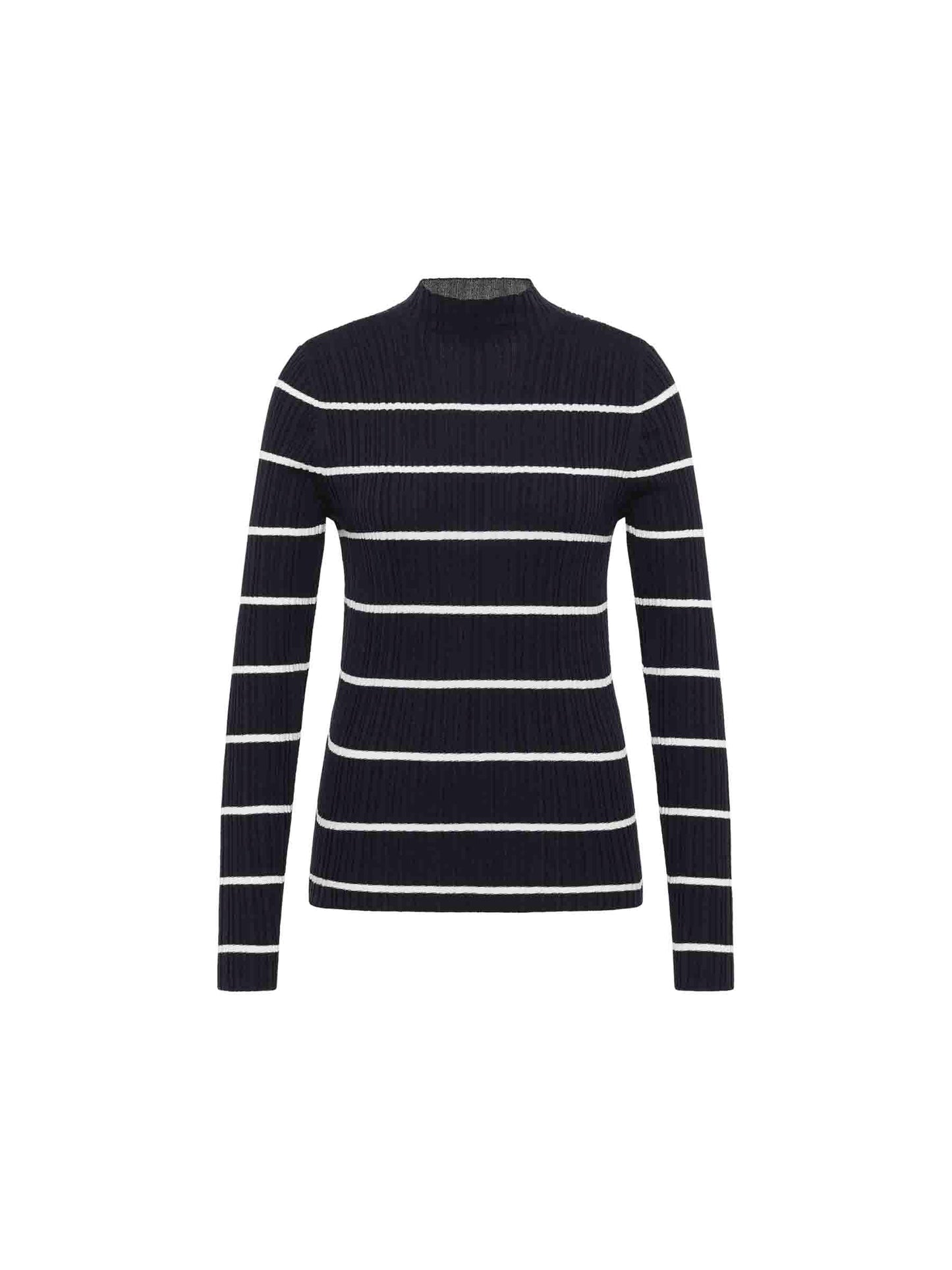 Rippenpullover