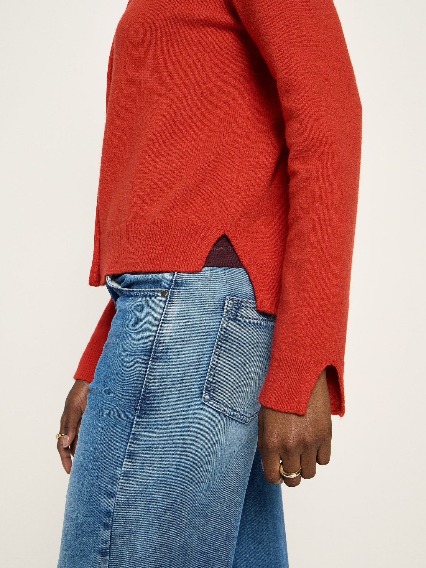 Boxy Strickjacke