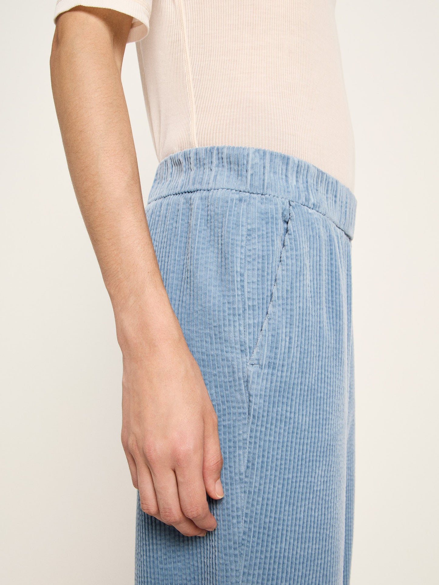 Kordhose mit Gummizug GOTS