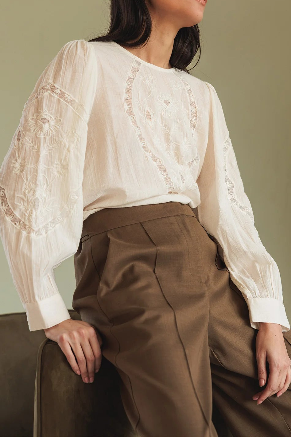 Romantic Embroidered Blouse