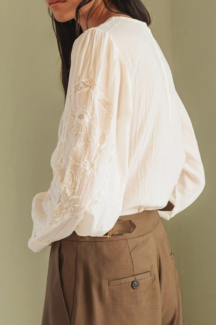 Romantic Embroidered Blouse
