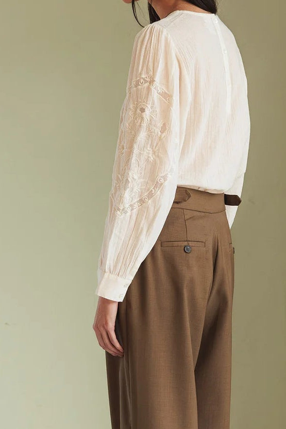 Romantic Embroidered Blouse
