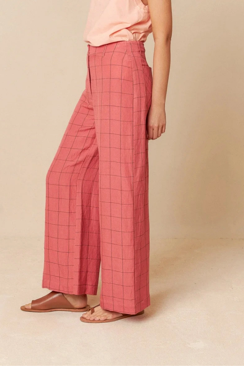 Windowpane Pants