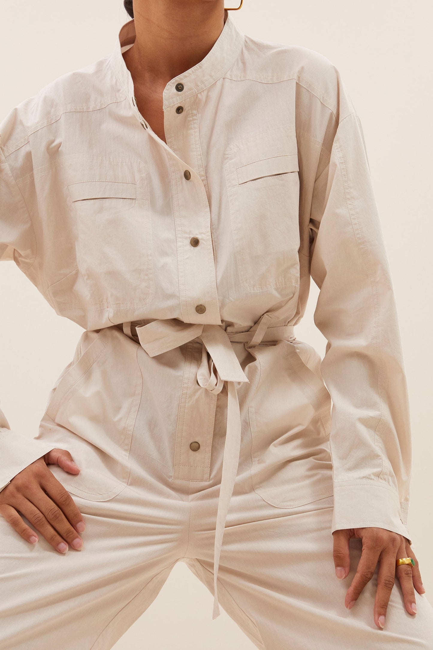 Esra Poplin Suit