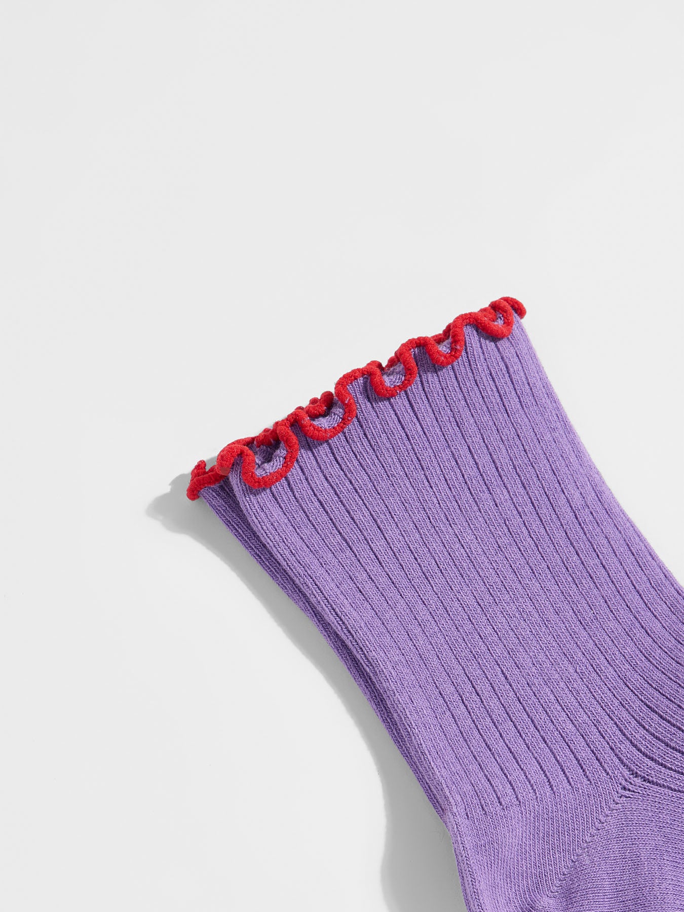 Socken mit Volant
