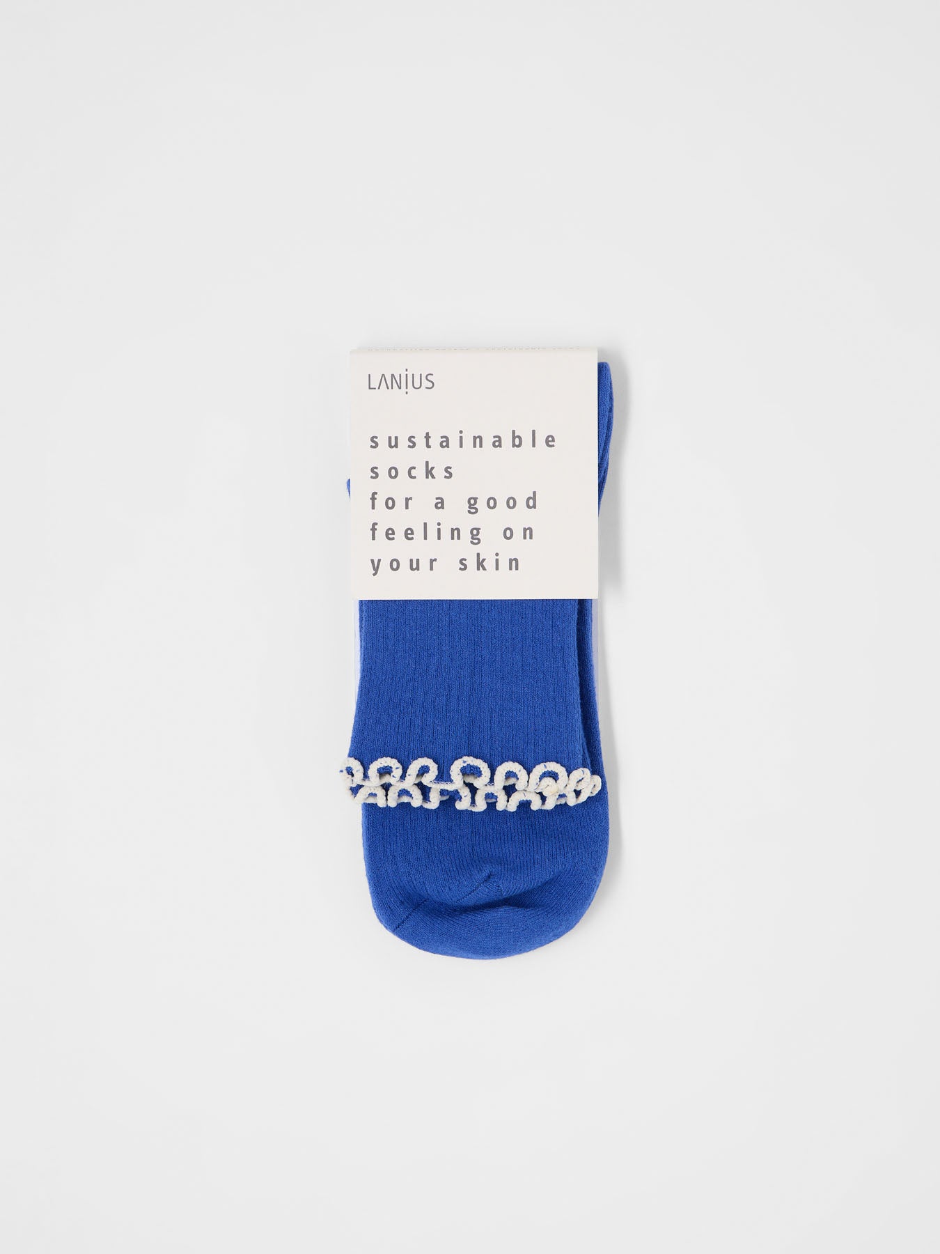 Socken mit Volant