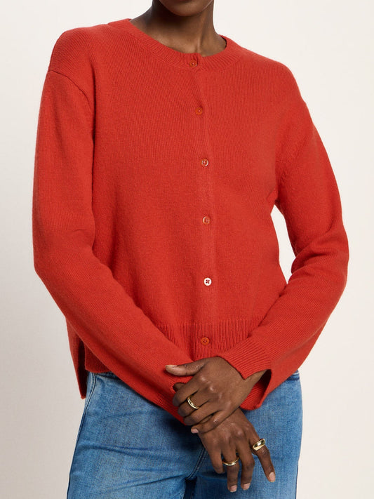 Boxy Strickjacke